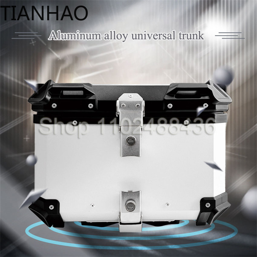 Bauletto Universale per Moto 5 - Aluminum Top Case Luggage Box 45L 55L recensione e prezzo