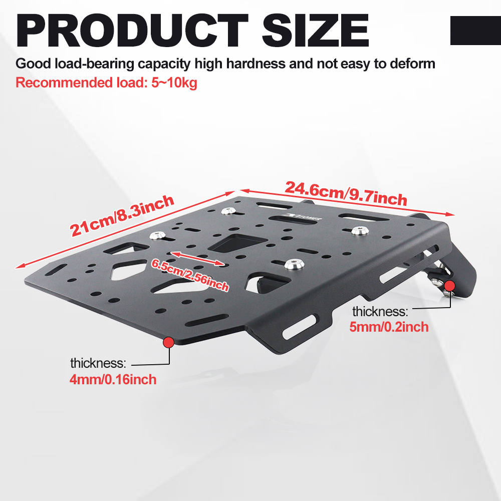 Portapacchi Posteriore Moto Su - Motorcycle Luggage Rack Rear Carrier Steel recensione e prezzo