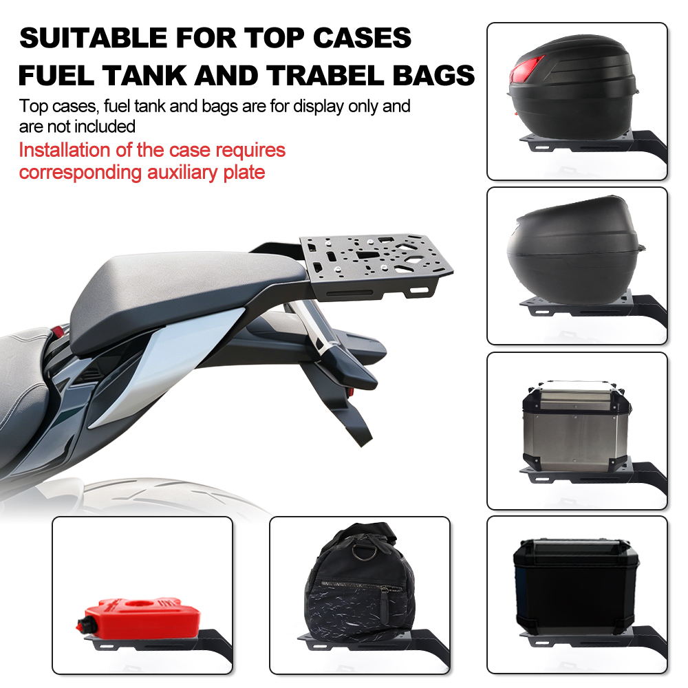 Portapacchi Posteriore Moto Su - Motorcycle Luggage Rack Rear Carrier Steel recensione e prezzo