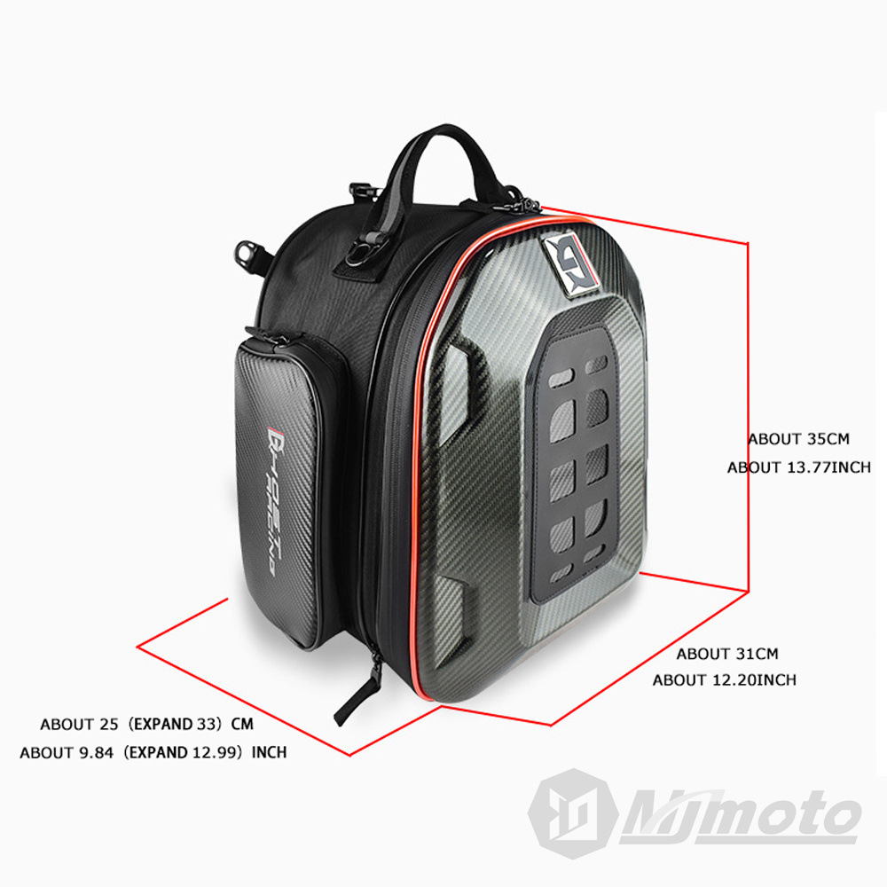 Borsa da moto espandibile per  - Motorcycle Helmet Backpack Waterproof Led recensione e prezzo