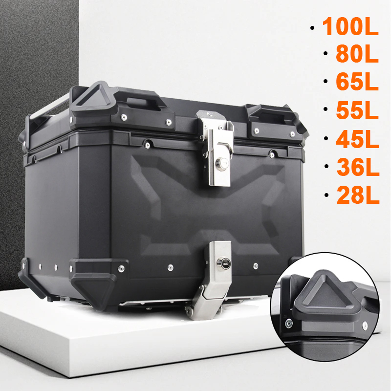 Scatola portabagagli posterior - Aluminum Top Case Luggage Box 45L 55L recensione e prezzo